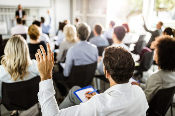 Students in a lecture
