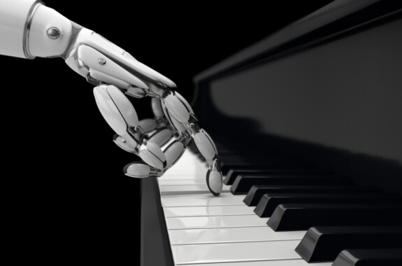 robotti soittamassa pianoa